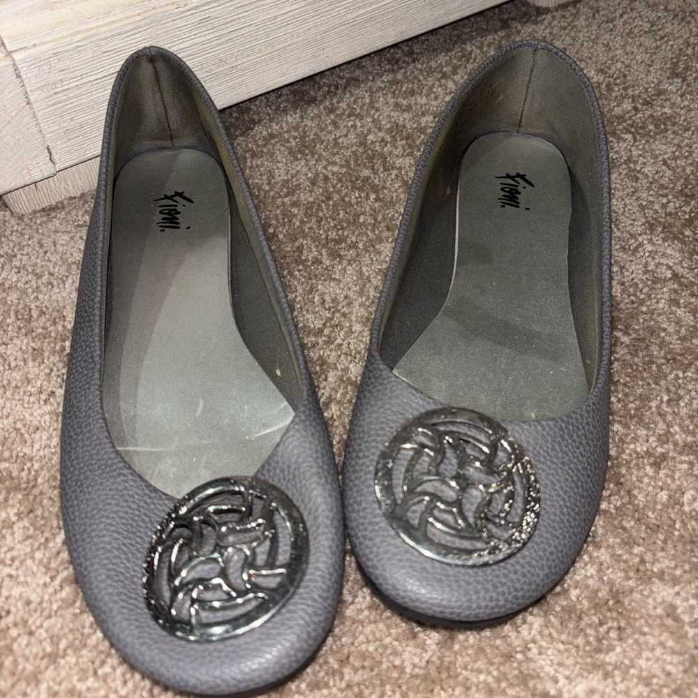 Gray Women's Flats